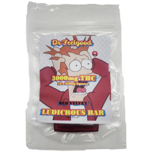 Dr. Feelgood – Red Velvet Ludicrous Bar
